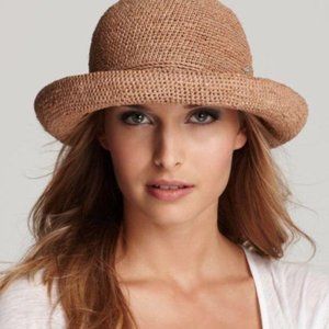 Helen Kaminski Provence Raffia Rolled Curled Hat
